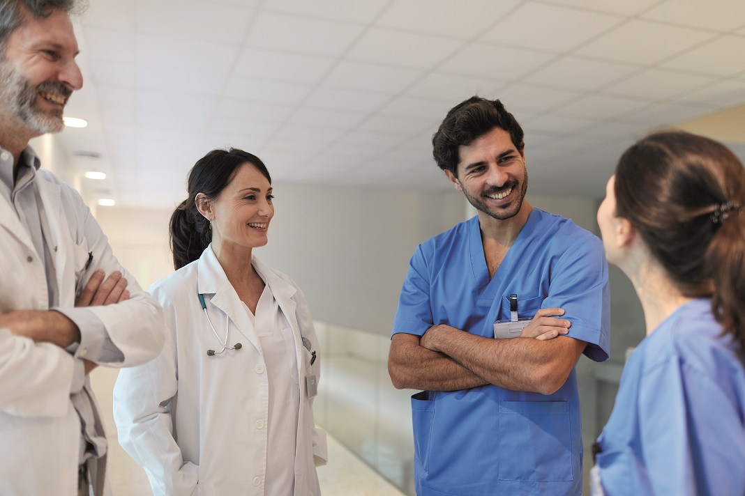 Hospital health care and medicine.